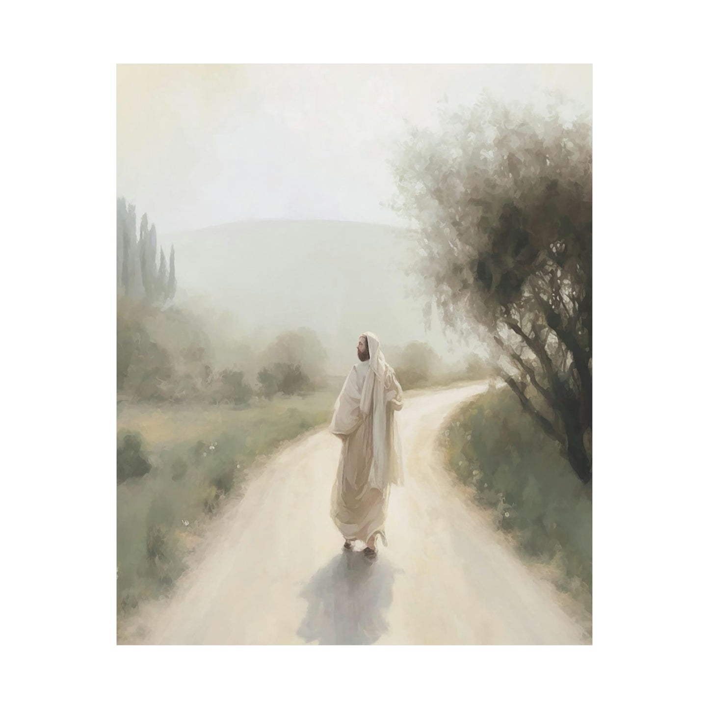 Come Follow Me - Matte Print - Jesus Christ Artwork - He is Risen - Jesus Savior - Christian Art