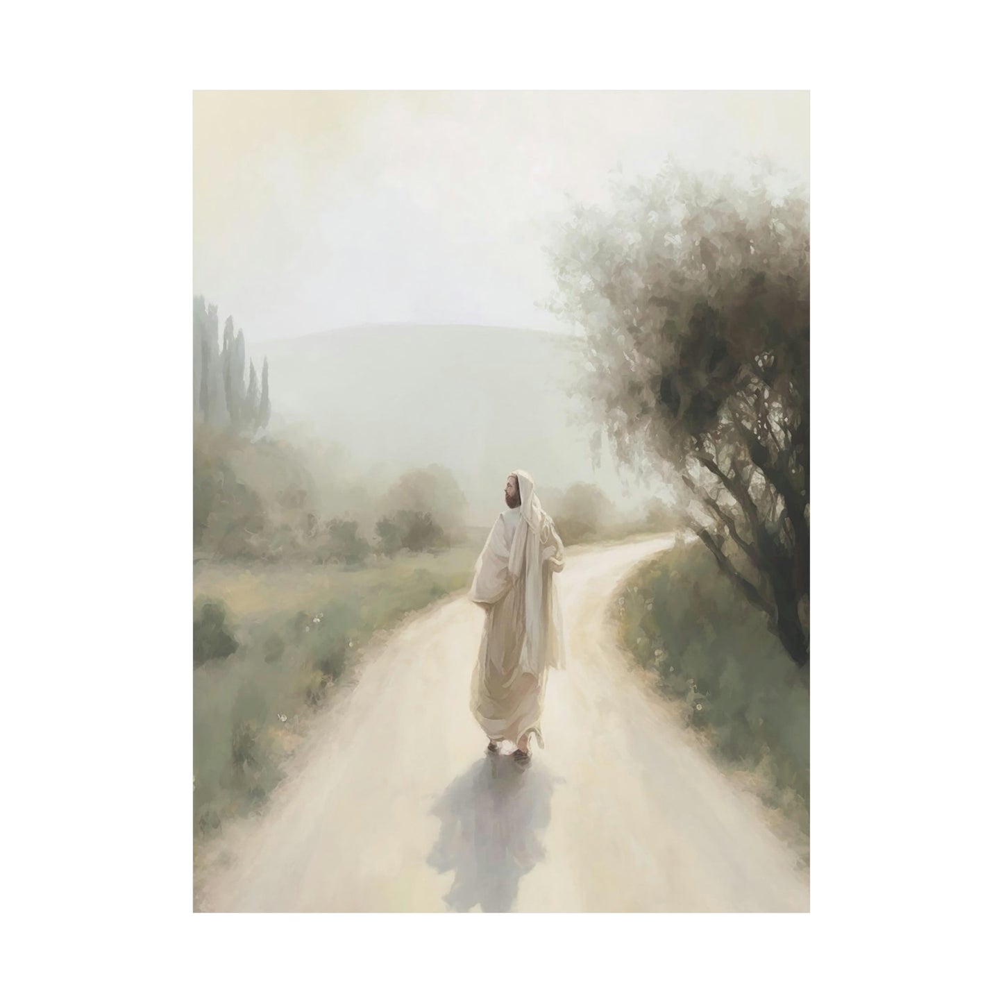 Come Follow Me - Matte Print - Jesus Christ Artwork - He is Risen - Jesus Savior - Christian Art