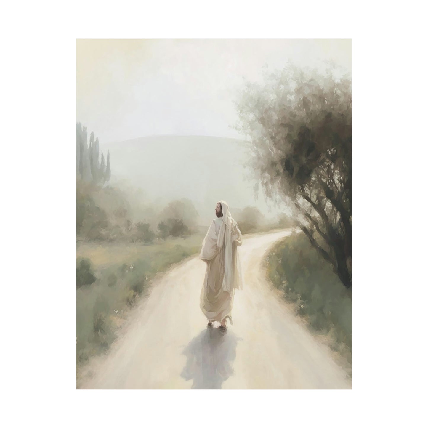 Come Follow Me - Matte Print - Jesus Christ Artwork - He is Risen - Jesus Savior - Christian Art