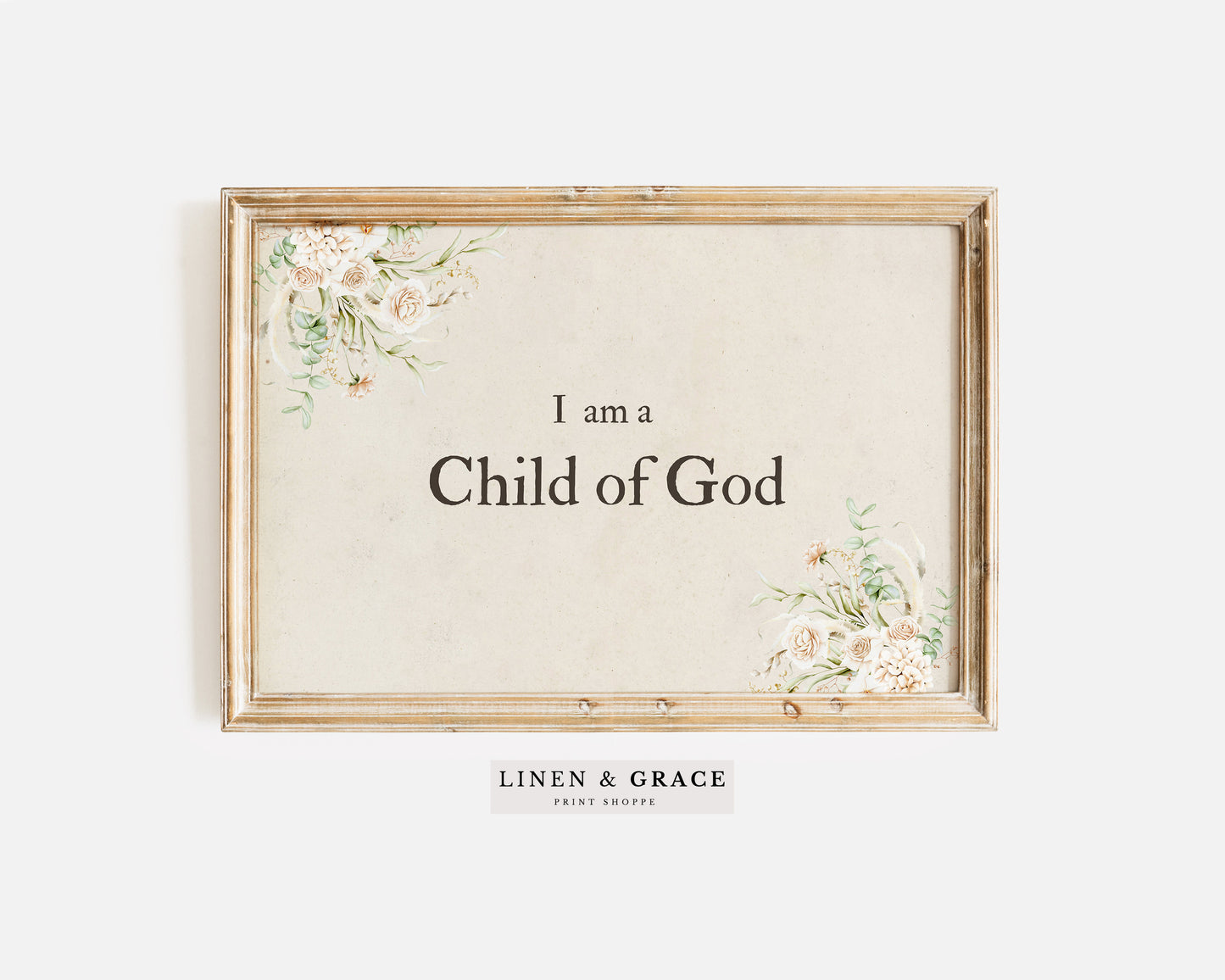 I am a Child of God | Girls Room Gallery Set of 3