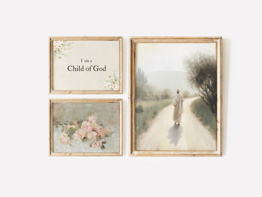 I am a Child of God | Girls Room Gallery Set of 3