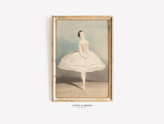 Victorian Ballerina Painting